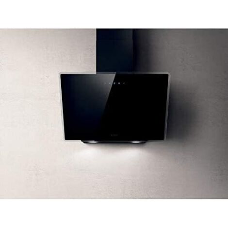 Hotte décorative inclinée 60cm 613m3/h noir - Elica - prf0119819
