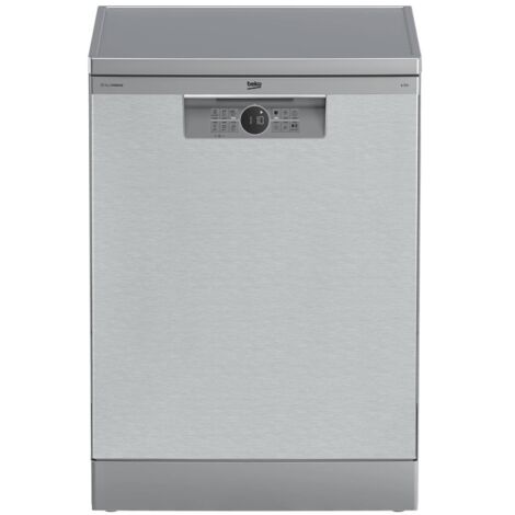Beko – Lave-vaisselle 60 cm 15 couverts – Moteur ProSmart Inverter silencieux 43 dB – 6 programmes – Classe E – Démarrage différé jusqu'à 24h - BDFN26521XQ