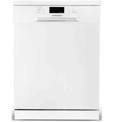 Schneider – Lave-vaisselle pose libre 60cm 15 couverts 42dB – Classe D – Moteur Inverter – Système de séchage Turbo Fan - SCDW1542IDW-SCHNEIDER