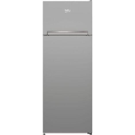 Beko – Réfrigérateur 2 portes 223L – Congélateur en haut – Classe E – 37 dB – Dégivrage automatique – Dimensions 146,5 x 54 x 57,4 cm - RDSA240K40SN