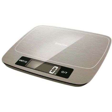 Balance de cuisine électronique 15 kg – Précision 1 g – Écran LCD rétro-éclairé – Design en acier inoxydable – Tare automatique – Terraillon - MYCOOK15INOX