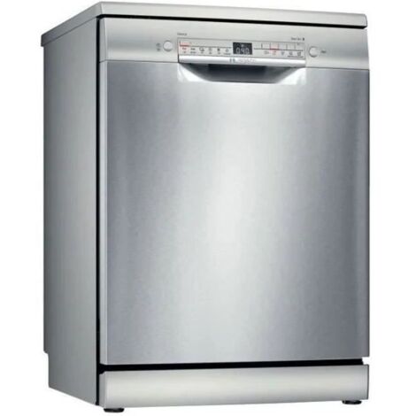 Lave-vaisselle pose libre 12 couverts 60cm E – 6 programmes de lavage – Niveau sonore 46 dB – Compatible Bosch Home Connect – SMS2HTI79E