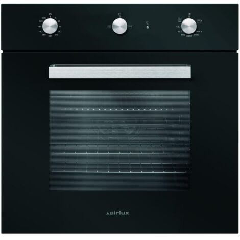 Airlux – Four encastrable multifonction 60L gaz naturel – 4 modes de cuisson dont gaz ventilé – Nettoyage catalyse – Classe A – Dimensions 59.2 x 59.8 x 57 cm - afscw21bkn
