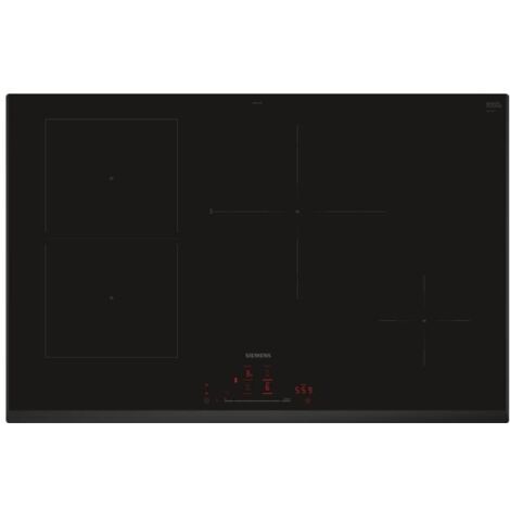 Siemens – Table de cuisson induction 4 foyers ED851HSB1E – Puissance 7400W – Fonction powerBoost – Application Home Connect
