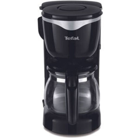 Tefal – Cafetière filtre compacte 6 tasses – Corps en plastique et inox – Carafe en verre – Système anti-goutte – Arrêt automatique 30 min - CM340811 (1/10)