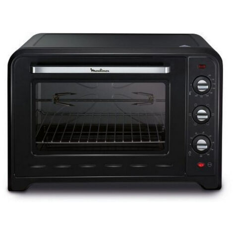 Moulinex – Mini four chaleur tournante 60L – Puissance 2200W – 7 programmes automatiques – Cuisson par convection – Grill et rotisserie (1/10)