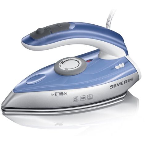 Fer à repasser de voyage Severin BA 3234 argent-bleu 1000 W S162961