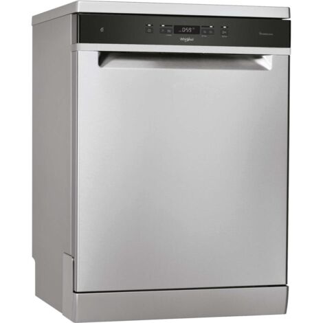 Whirlpool – Lave-vaisselle 60cm 14 couverts 42dB inox – 8 programmes de lavage – Raccordement eau chaude jusqu'à 60°C – WFC3C42PX