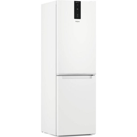 Whirlpool – Réfrigérateur combiné 335L – Total No Frost – Classe E – 39 dB – 3 clayettes – 1 tiroir à légumes – Autoportant 191,2 x 59,6 x 67,8 cm - W7X82OW (1/5)