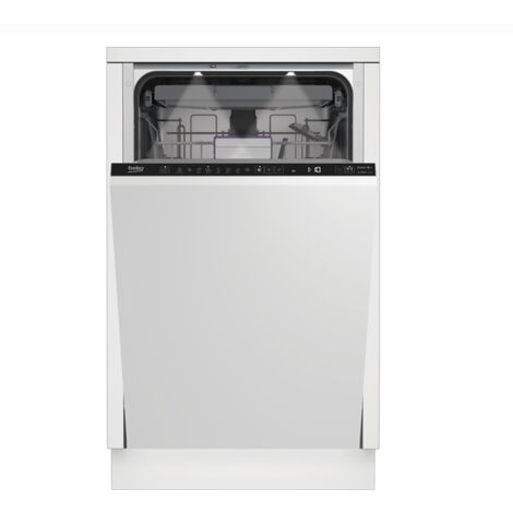 Beko – Lave-vaisselle tout intégrable 45 cm – 10 couverts – Classe C – 8 programmes – Niveau sonore 45 dB – BDIS38040A