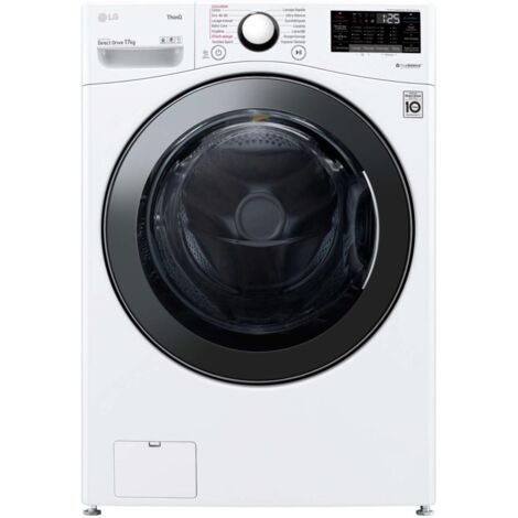 LG – Lave-linge frontal 17 kg – Classe E – 1100 tr/min – Moteur Induction Direct Drive – Wi-Fi – F71P12WHS