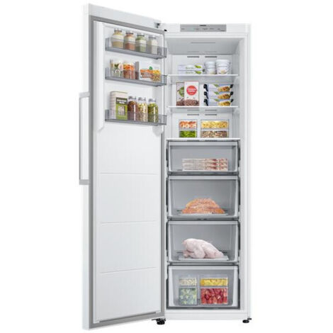 Samsung – Congélateur armoire 323L – Classe énergétique E – Froid ventilé No Frost – Autonomie 18h – Niveau sonore 36dB – Digital Inverter - RZ32C7AEEWW