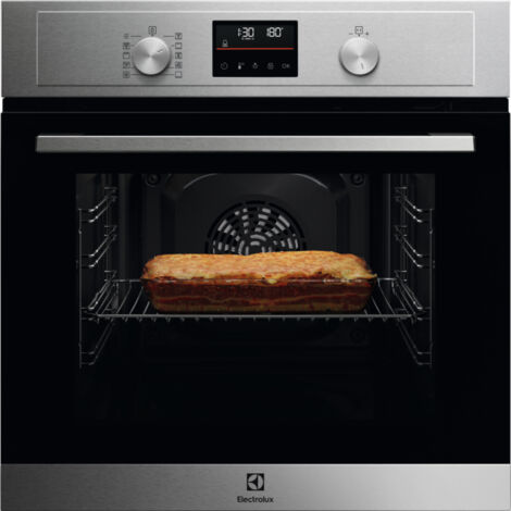 Electrolux – Four pyrolyse 65L A+ encastrable – Nettoyage automatique – 250°C – 45 programmes – Dimensions 59x59.4x56cm - EOH4P06BX