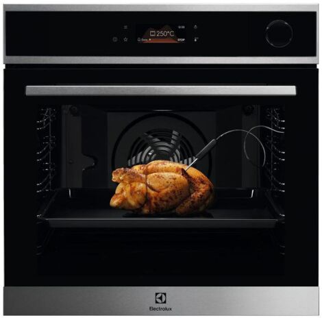 Electrolux – Four multifonction vapeur 72L – Pyrolyse – Puissance 3390W – Classe A+ – Écran LCD – 154 recettes préprogrammées - EOC8P29X-Four