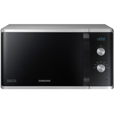 Samsung – Micro-ondes à poser 23L 800W – Commande électro-mécanique – Couleur silver – Dimensions 27.5 x 48.9 x 37.4 cm – MS23K3614AS