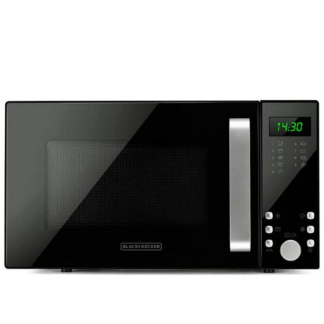 Black & Decker – Micro-ondes grill 23L 900W – 5 niveaux de puissance – 9 programmes automatiques – Technologie de cuisson homogène - GRIL 23 L