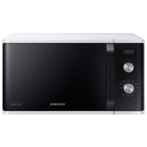 Samsung – Micro-ondes grill 23l 800w avec gril 1100w – Dimensions 27.5x48.9x39.2cm – Cavité céramique émail – MG23K3614AW