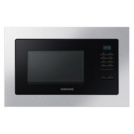 Samsung – Micro-ondes encastrable solo 20L 850W – Cavité céramique émaillée – Décongélation rapide – Verrouillage enfant – MS20A7013AT