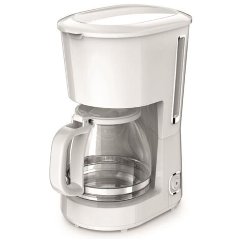 Kitchenchef – Cafetière filtre 1,6L 750W – Capacité 12-15 tasses – Arrêt automatique – Fonction maintien au chaud – Support filtre amovible - KSCAFET12BLANC
