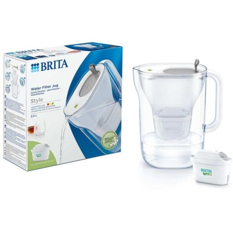 Carafe filtrante Brita Style avec 1 cartouche Maxtra Pro 1051125 Gris