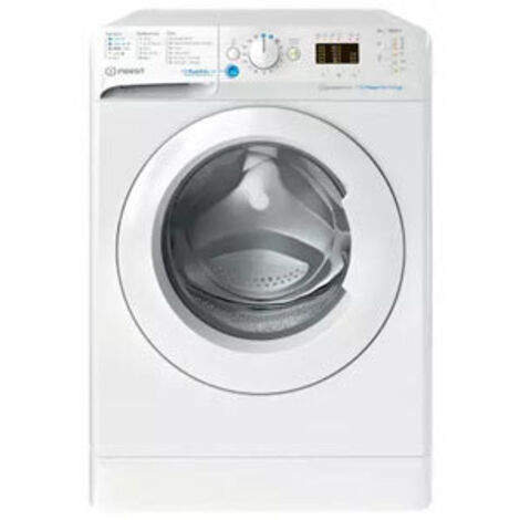 Indesit – Lave-linge frontal 8kg – Classe énergétique B – Vitesse d'essorage 1200 trs/min – Niveau sonore 79 dB – Départ différé (1/5)