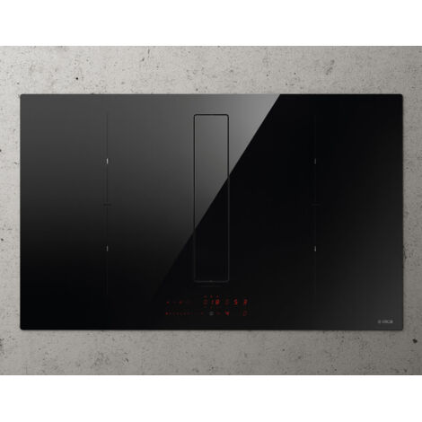 Table de cuisson aspirante induction 83cm 4 feux 7400w noir - Elica - PRF0179476