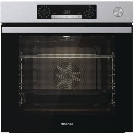 Hisense – Four encastrable multifonction 77L 60cm – Hydrolyse – Classe A – 12 modes de cuisson dont AirFry et vapeur assistée – Inox - BSA66211AX