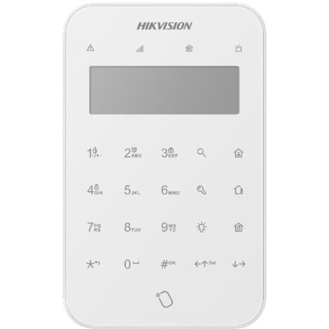 HIKVISION DS-PK1-LT-WE - Clavier radio LCD sans fil AXPRO