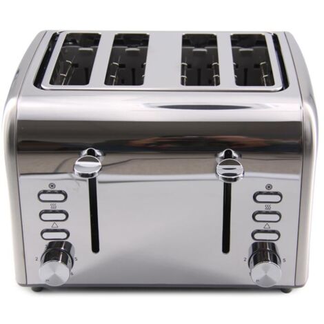 Grille-pains 4 fentes 1600w gris - Little Balance - 8698