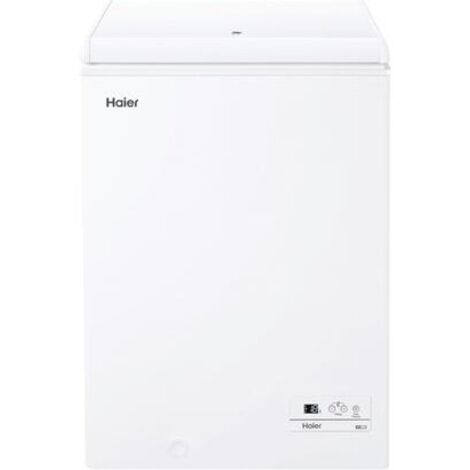 Haier – Congélateur coffre 97L – Classe E – Super congélation à -26°C – Affichage électronique – Alarme porte ouverte – 39 dB - HCE100E