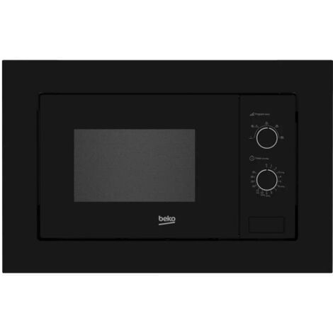 Beko – Micro-ondes encastrable 20L – Puissance 800W – 5 niveaux de puissance – Décongélation automatique – Cavité inox pour entretien facile - BMOB20202B