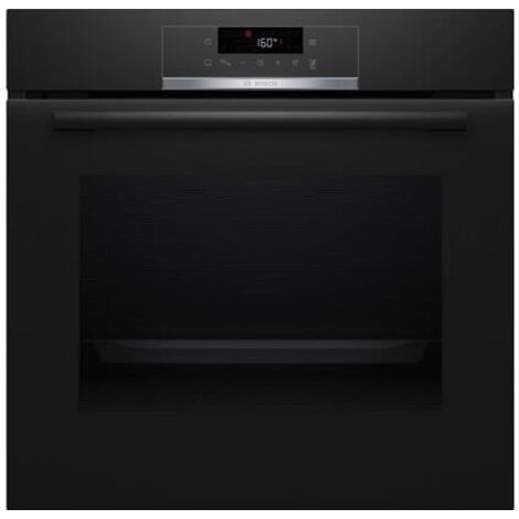 Bosch – Four chaleur tournante 71L 60cm noir – 8 modes de cuisson dont Air Fry – Pyrolyse et hydrolyse – Classe A+ pour cuisson saine - HQG572BB3F