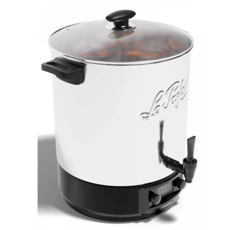 Stérilisateur UV électrique 23L – 2500W – Cuve inox avec écran LCD et minuterie automatique – Robinet de vidange intégré – Le Parfait