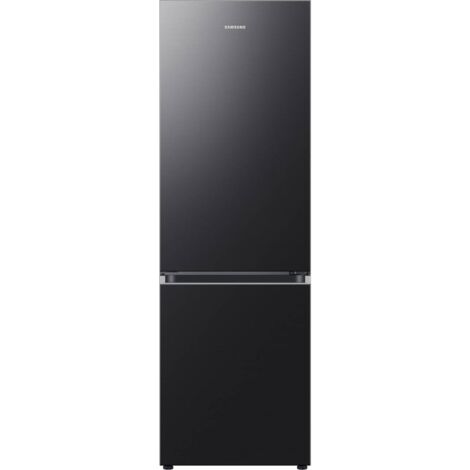 Samsung – Réfrigérateur combiné 60cm 344L noir carbone – Froid ventilé intégral – Classe énergétique E – Technologie Multi-Flow – Pose libre - RB34C602EB1