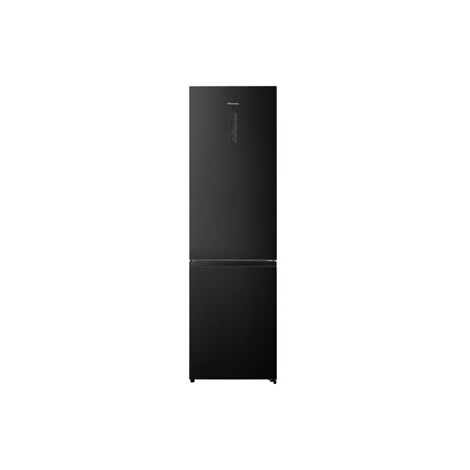 Hisense – Réfrigérateur combiné 336L no frost inox noir – Ouverture 90° sans débord – Multi Air Flow pour conservation optimale – Classe énergétique D - FCN331AFD