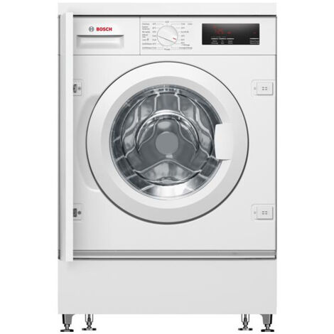 Bosch – WIW24348FF – Lave-linge intégrable 7kg – Vitesse d'essorage 1200 tr/min – Moteur EcoSilence Drive – Classe énergétique C - 1200T