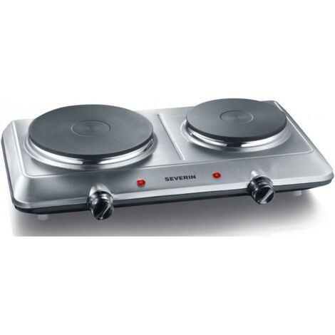 Plaque de cuisson posable SEVERIN - K1014 - 2 foyers en fonte - 2500W
