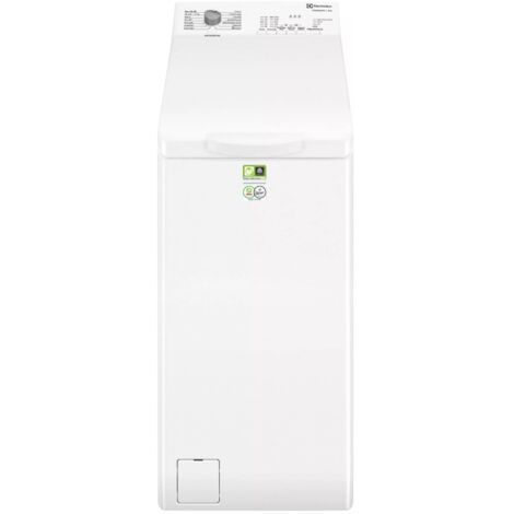 Electrolux – Lave-linge top 6 kg – Moteur Eco Inverter silencieux – Vitesse d'essorage 1200 trs/min – Technologie AutoSense – Dimensions 40x89x60 cm - EWQ6412B