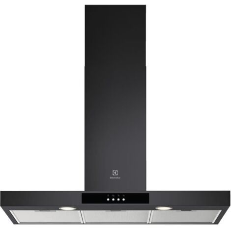 Hotte décorative box - ELECTROLUX - LFT429K - 89,8 x 45 x 67,8 cm - Noir