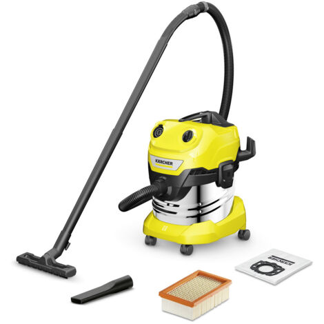 Karcher Aspirateur de chantier eau et poussières WD4 V 20 5 22 avec fonction souffleur