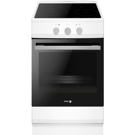Fagor – Cuisinière induction 4 foyers – Multifonction – Classe énergétique A – Volume 65L – Nettoyage facile – Idéale pour professionnels
