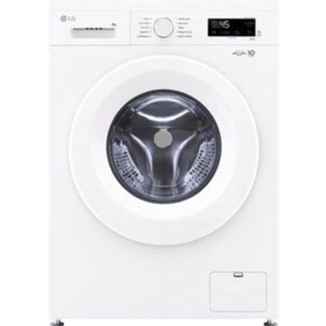 LG – Lave-linge frontal 8kg – Classe A – Vitesse d'essorage 1400trs/min – Niveau sonore 75dB – Lave-linge connecté avec départ différé