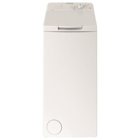Indesit – Lave-linge top 40 cm 6,5 kg – Essorage 1200 tr/min – Technologie Turn&Go – Programme Eco 40-60 – 14 programmes disponibles - BTWL65230FR