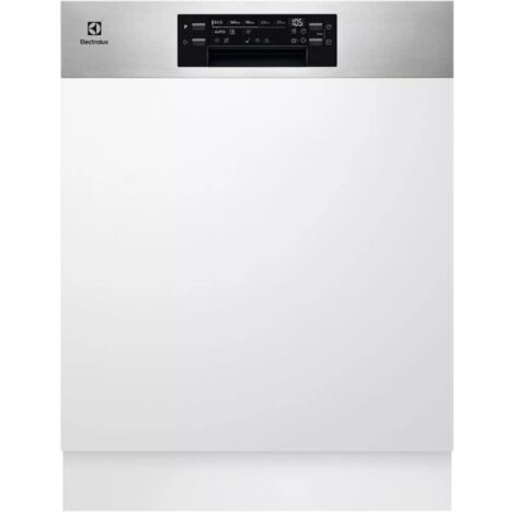 Electrolux – Lave-vaisselle tout intégré 60 cm – 13 couverts – Classe énergétique C – Niveau sonore 44 dB – Ouverture automatique de la porte – 8 programmes