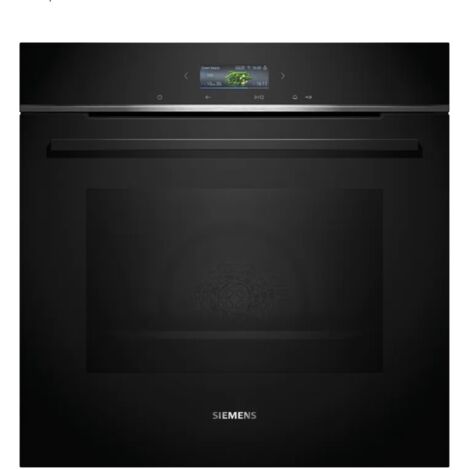 Four intégrable multifonction 71l 60cm pyrolyse/hydrolyse noir - Siemens - HB774G2B1