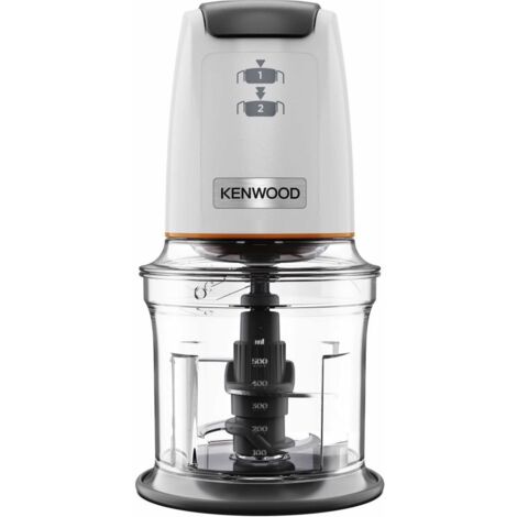 Mini-hachoir KENWOOD CHP61.100WH – Puissance 500W – Idéal pour hacher légumes et herbes – Couleur blanche