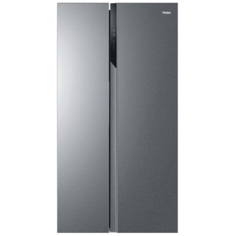 Haier – Réfrigérateur américain 528 L – 2 portes – Classe énergétique E – Ventilé – Dégivrage automatique – Niveau sonore 38 dB – Pose libre - HSR3918ENPG