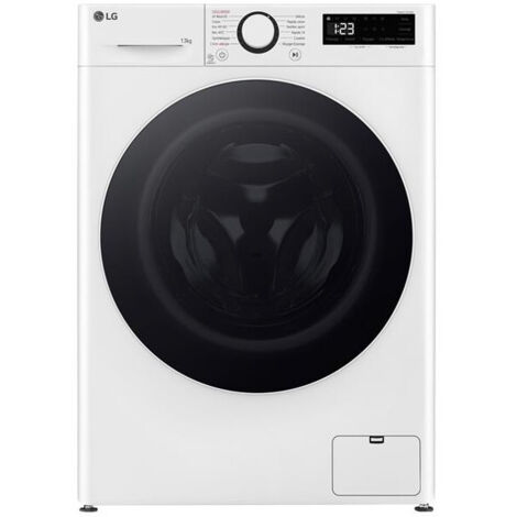 LG – Lave-linge frontal 13 kg – Essorage variable 1400 tr/min – Classe énergétique A – Silencieux 72 dB – Technologie AI Direct Drive - F34R50WHS