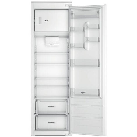 Whirlpool – Réfrigérateur intégrable 285 litres WHSD184031A1FR – 1 porte – Froid brassé – Classe E – 34 dB – 6 clayettes en verre – Autonome 14h