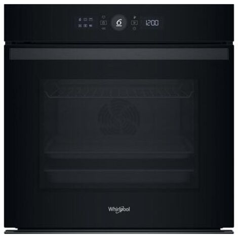 Whirlpool – Four traditionnel multifonction 73L pyrolyse – Technologie 6ème Sens – Fonction Pizza et Turbo Grill – WOI4S8PM0SBAF